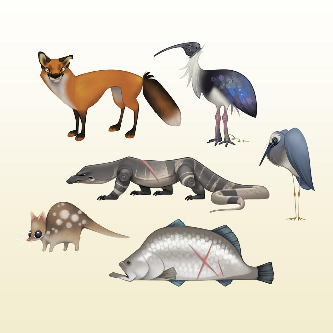 Style practice with characters