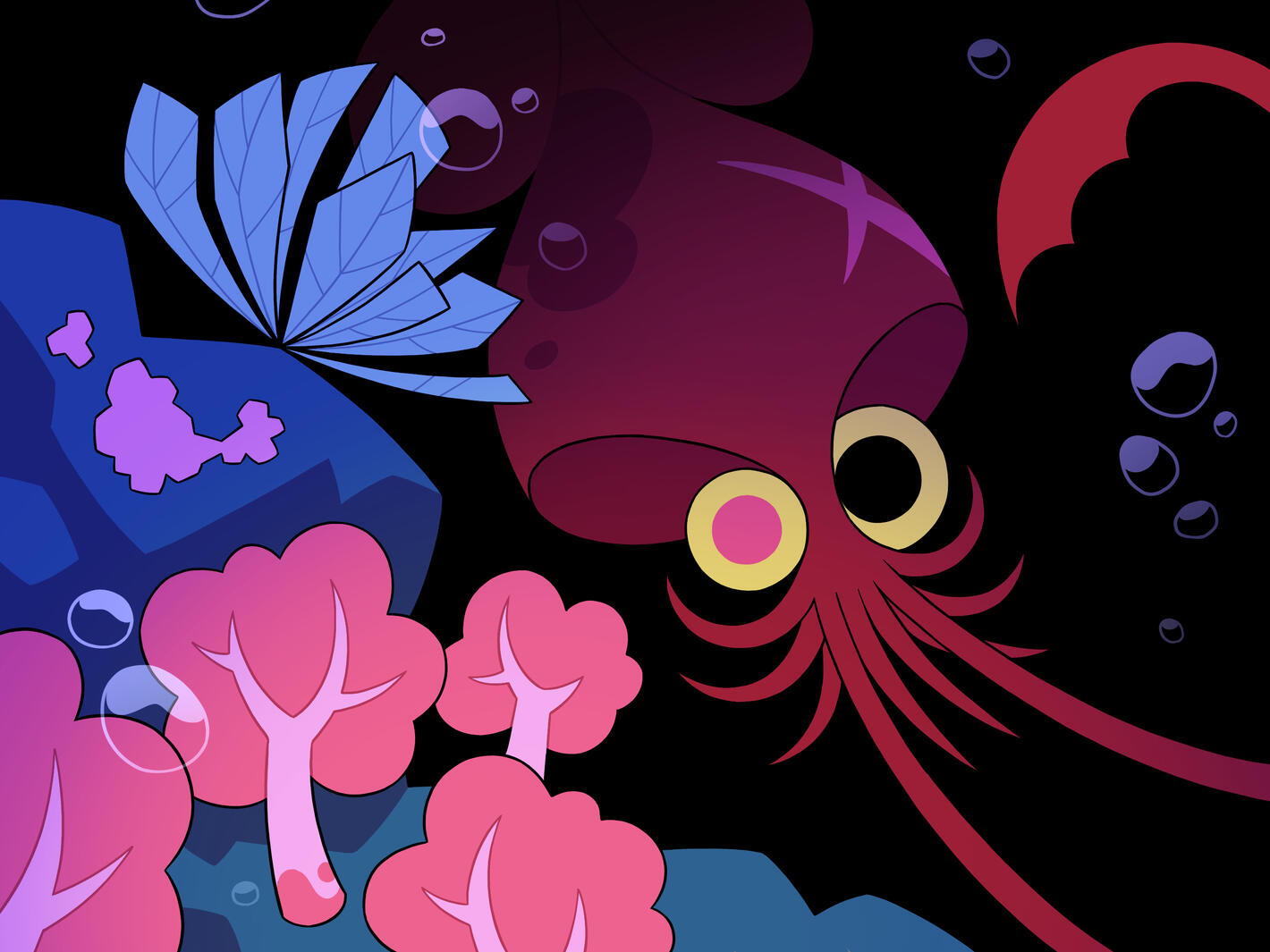 Final environment design with character